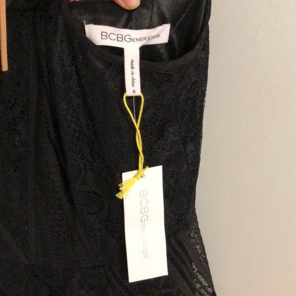 BCBG black lace dress - Picture 4 of 5